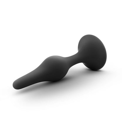BLUSH - ANAL ADVENTURES PLATINUM SILICONE BEGINNER PLUG SMALL BLACK