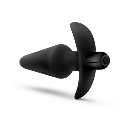 BLUSH - ANAL ADVENTURES PLATINUM SILICONE VIBRATING PLUG BLACK