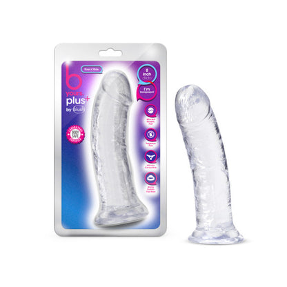 BLUSH - B YOURS PLUS ROAR N' RIDE 8 IN. DILDO CLEAR