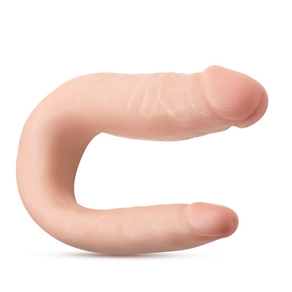 BLUSH - DR. SKIN SILICONE DR. DOUBLE REALISTIC 12 IN. DUAL-ENDED DILDO BEIGE