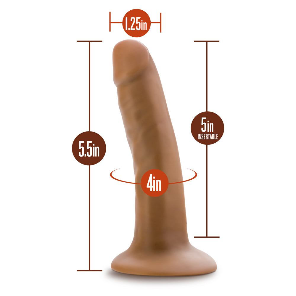BLUSH - DR. SKIN SILICONE DR. LUCAS 5.5 IN. POSABLE DILDO