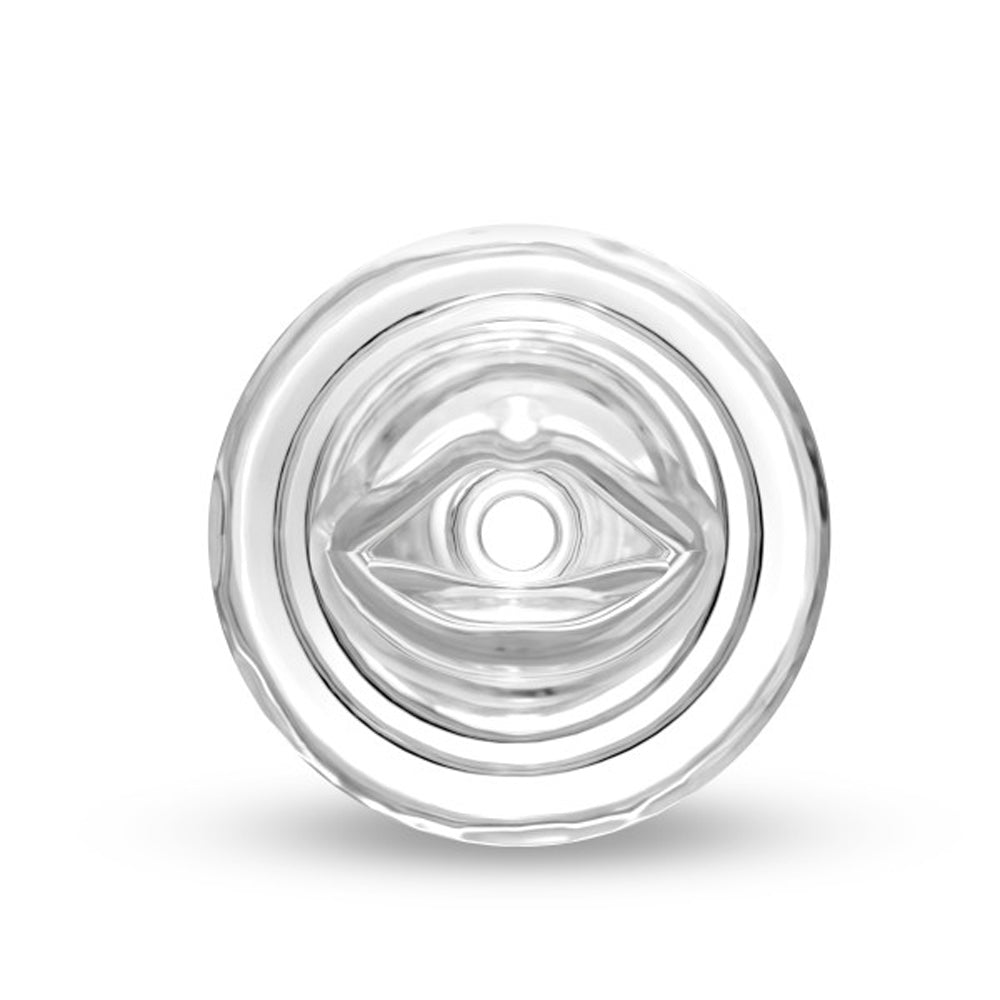 BLUSH - M FOR MEN ALL NIGHTER GLOW IN THE DARK TEXTURED STROKER CLEAR