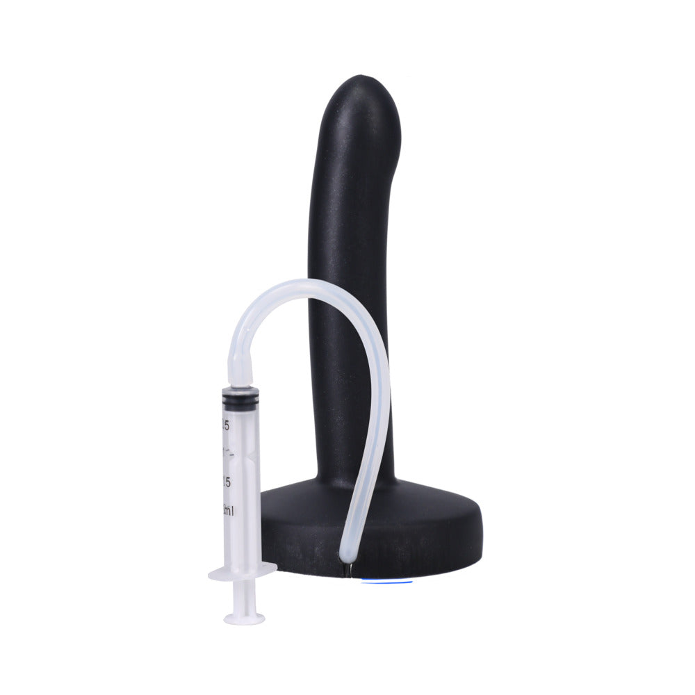 TANTUS - POP SLIM SQUIRTING DILDO MIDNIGHT