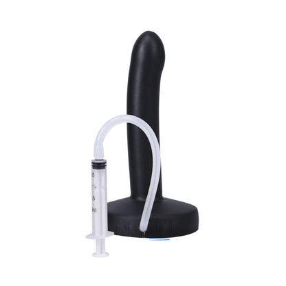 TANTUS - POP SLIM SQUIRTING DILDO MIDNIGHT