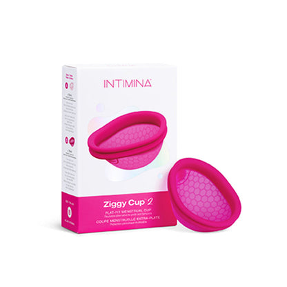 LELO - INTIMINA ZIGGY CUP 2 FLAT-FIT MENSTRUAL CUP SIZE B