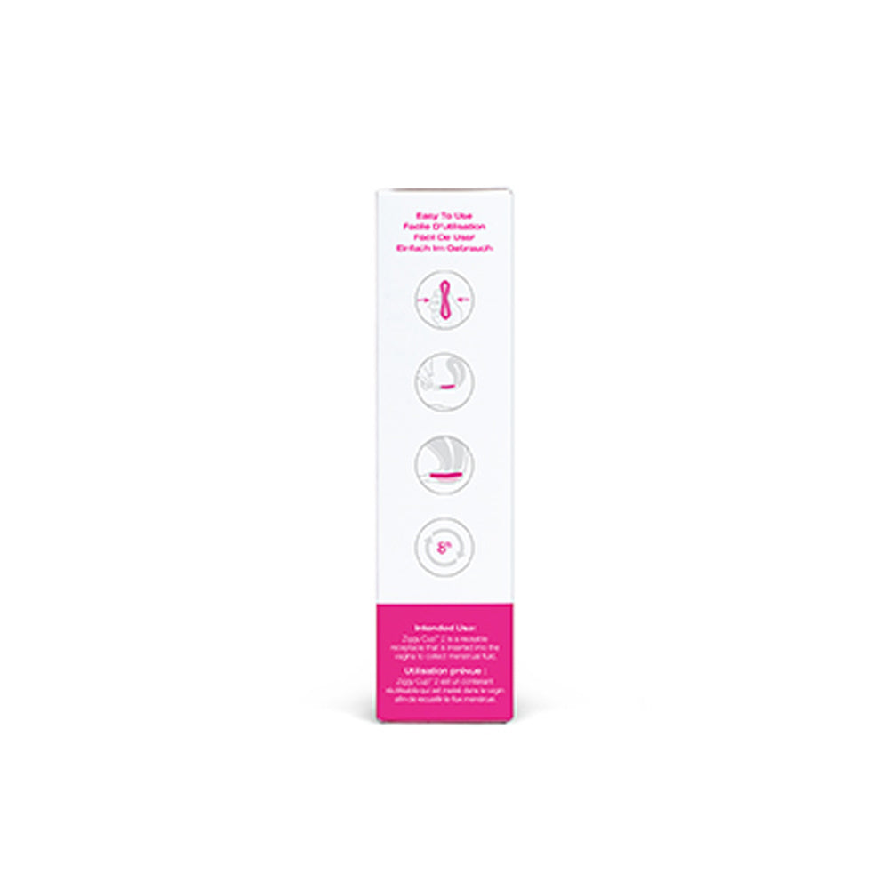 LELO - INTIMINA ZIGGY CUP 2 FLAT-FIT MENSTRUAL CUP SIZE B