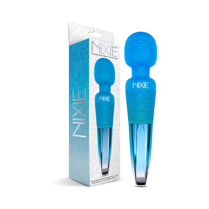 GLOBAL NOVELTIES - NIXIE RECHARGEABLE WAND MASSAGER OMBRE METALLIC