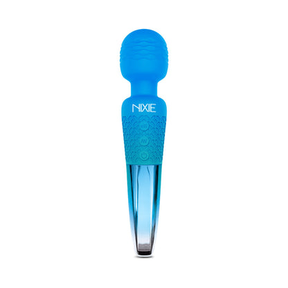 GLOBAL NOVELTIES - NIXIE RECHARGEABLE WAND MASSAGER OMBRE METALLIC