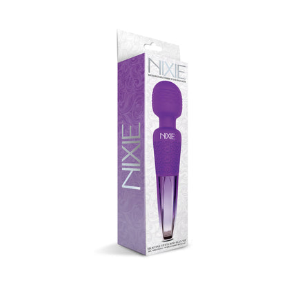 GLOBAL NOVELTIES - NIXIE RECHARGEABLE WAND MASSAGER OMBRE METALLIC
