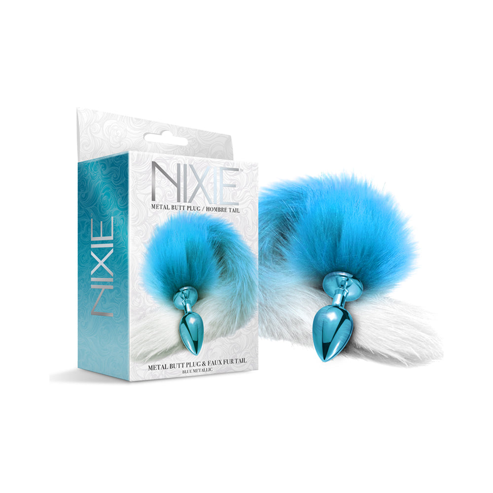 NOVIDADES GLOBAIS - NIXIE BUTT PLUG COM CAUDA OMBRÉ METÁLICA