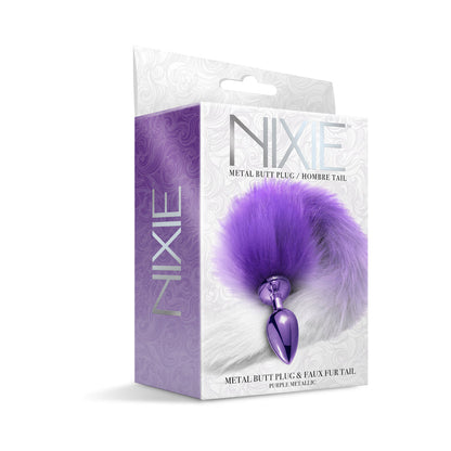 NOVIDADES GLOBAIS - NIXIE BUTT PLUG COM CAUDA OMBRÉ METÁLICA
