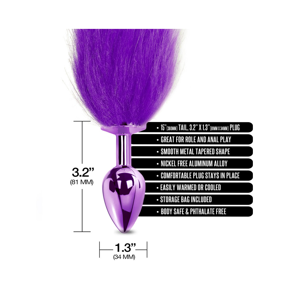 NOVIDADES GLOBAIS - NIXIE BUTT PLUG COM CAUDA OMBRÉ METÁLICA