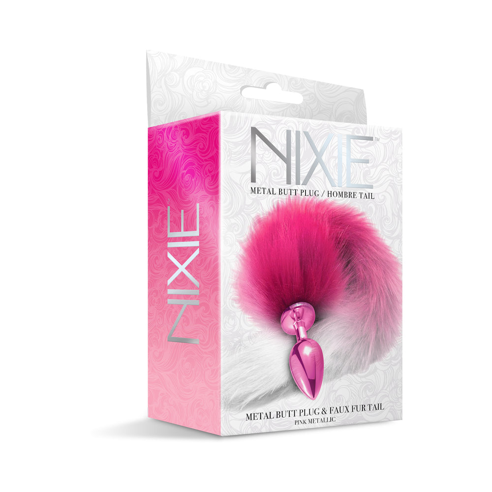 NOVIDADES GLOBAIS - NIXIE BUTT PLUG COM CAUDA OMBRÉ METÁLICA