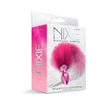 NOVIDADES GLOBAIS - NIXIE BUTT PLUG COM CAUDA OMBRÉ METÁLICA