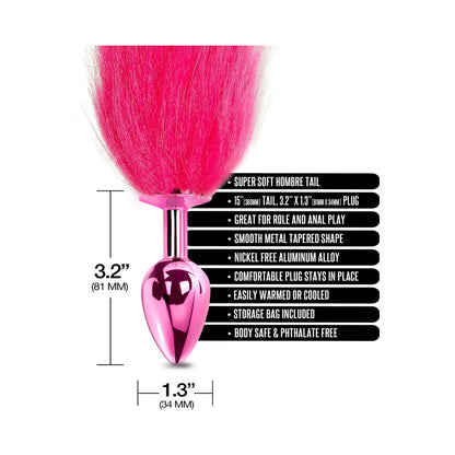NOVIDADES GLOBAIS - NIXIE BUTT PLUG COM CAUDA OMBRÉ METÁLICA