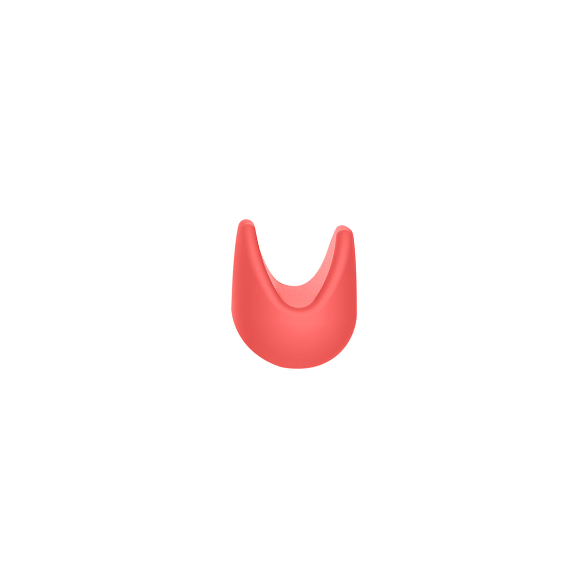 LUV INC. - OP10 ORGASM PEN RECHARGEABLE PINPOINT VIBRATOR WITH 3 ATTACHMENTS CORAL