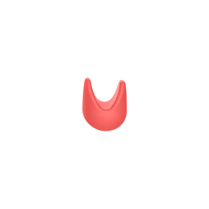 LUV INC. - OP10 ORGASM PEN RECHARGEABLE PINPOINT VIBRATOR WITH 3 ATTACHMENTS CORAL