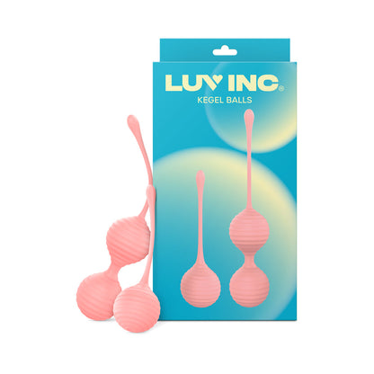 LUV INC. - KG88 KEGEL BALLS RIBBED SILICONE 2 PIECE SET