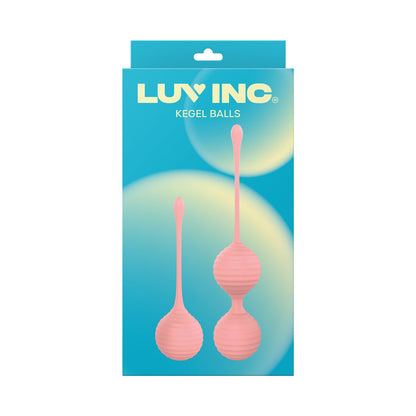 LUV INC. - KG88 KEGEL BALLS RIBBED SILICONE 2 PIECE SET