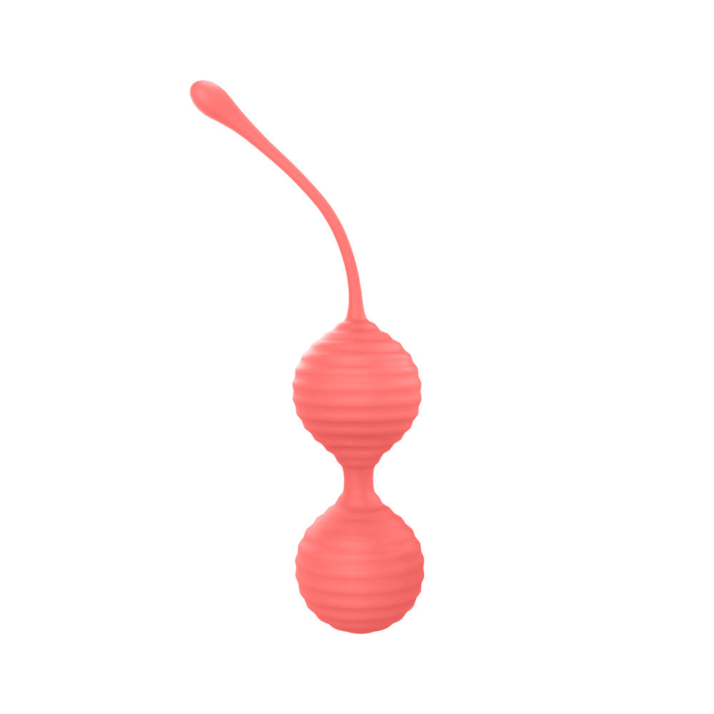 LUV INC. - KG88 KEGEL BALLS RIBBED SILICONE 2 PIECE SET