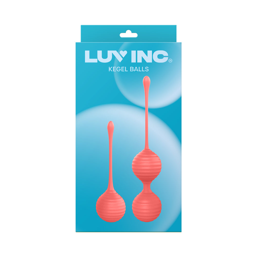 LUV INC. - KG88 KEGEL BALLS RIBBED SILICONE 2 PIECE SET