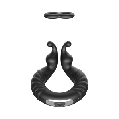FORTO - F 24 RECHARGEABLE SILICONE TEXTURED VIBRATING COCK RING