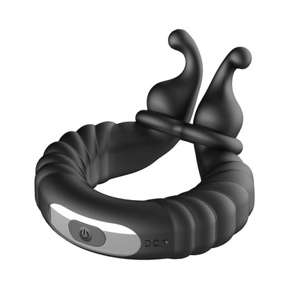 FORTO - F 24 RECHARGEABLE SILICONE TEXTURED VIBRATING COCK RING