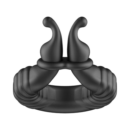 FORTO - F 24 RECHARGEABLE SILICONE TEXTURED VIBRATING COCK RING