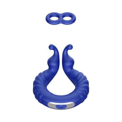 FORTO - F 24 RECHARGEABLE SILICONE TEXTURED VIBRATING COCK RING