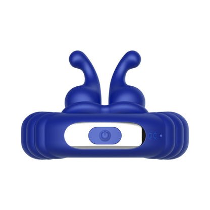 FORTO - F 24 RECHARGEABLE SILICONE TEXTURED VIBRATING COCK RING