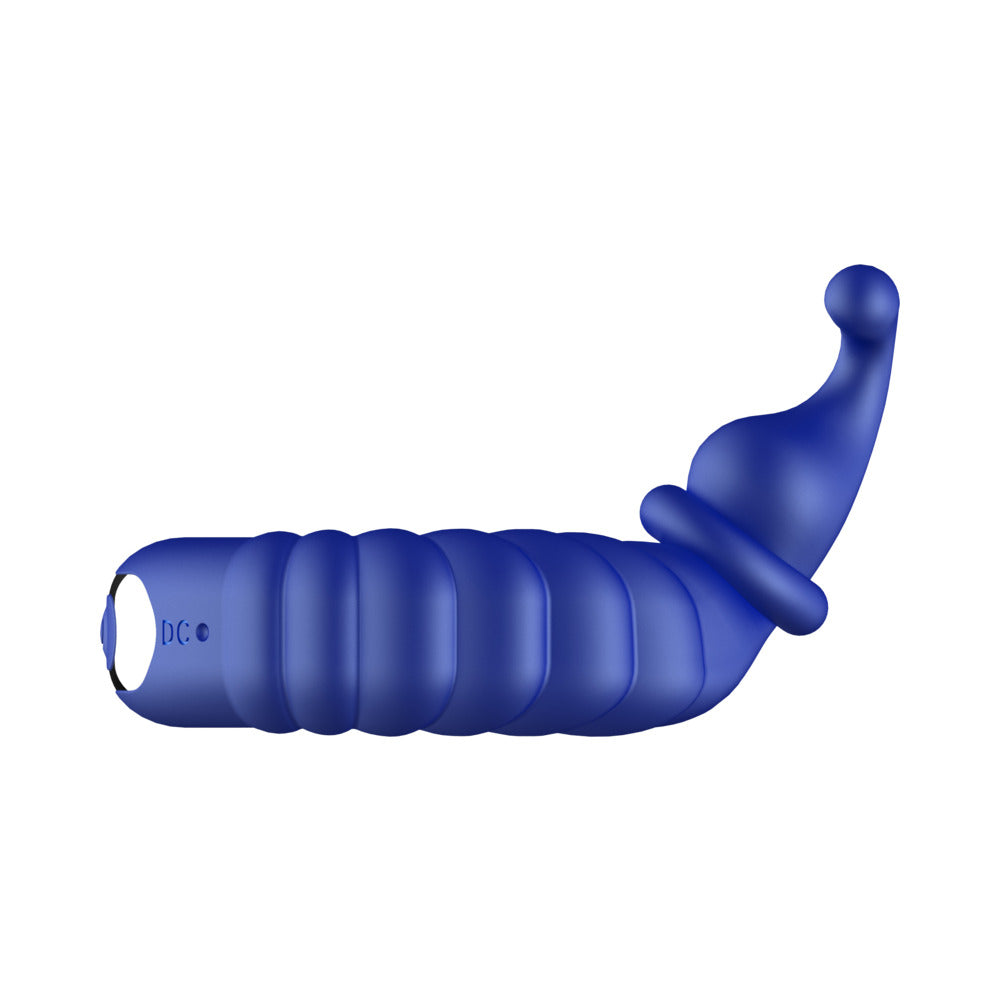 FORTO - F 24 RECHARGEABLE SILICONE TEXTURED VIBRATING COCK RING