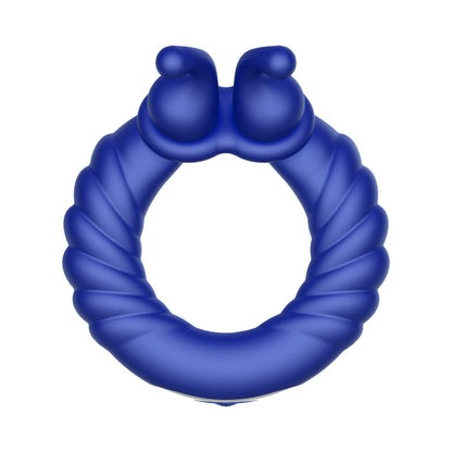 FORTO - F 24 RECHARGEABLE SILICONE TEXTURED VIBRATING COCK RING