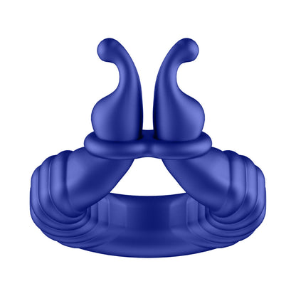 FORTO - F 24 RECHARGEABLE SILICONE TEXTURED VIBRATING COCK RING