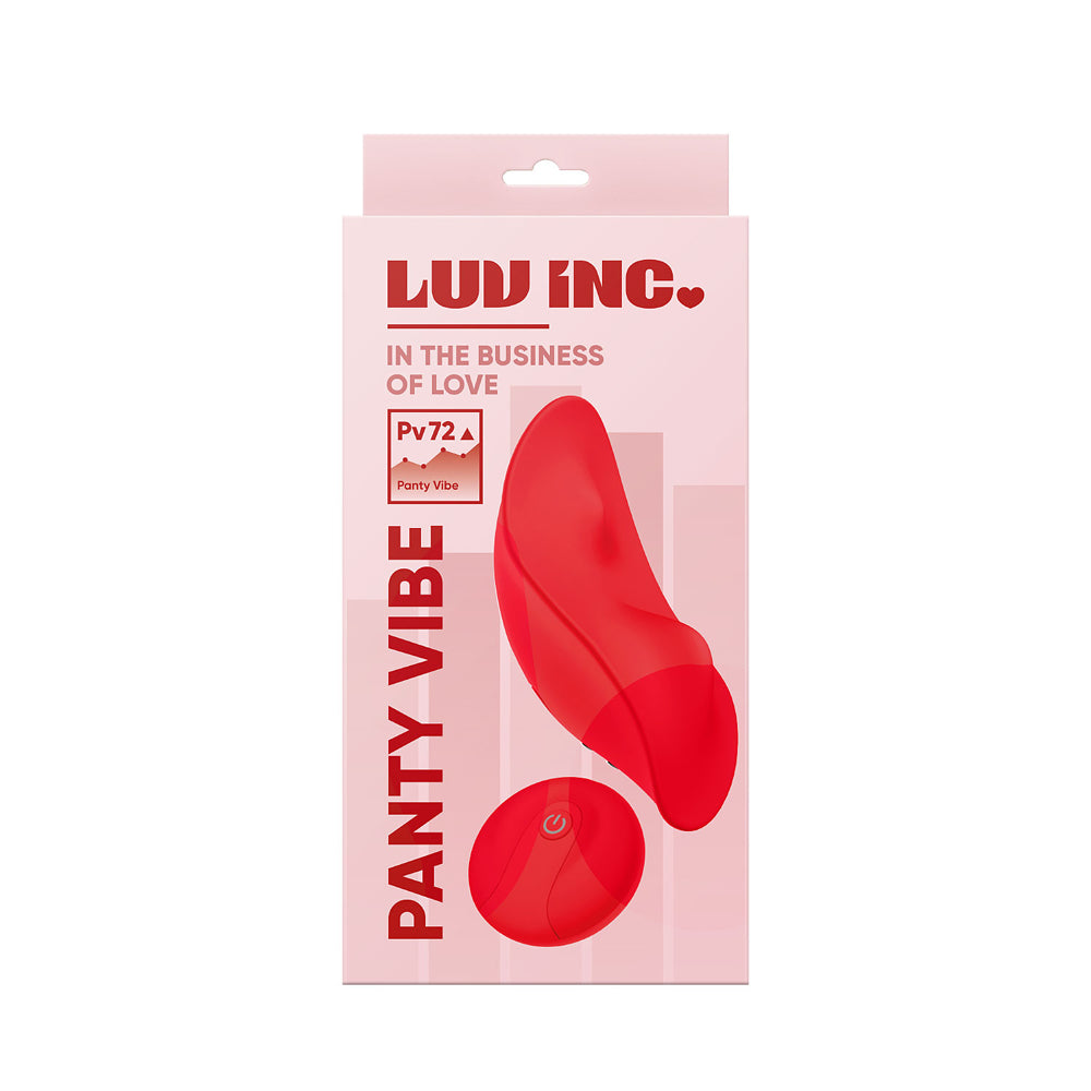 LUV INC. - VIBRADOR VESTÍVEL DE SILICONE COM CONTROLO REMOTO RECARREGÁVEL LUV INC PV72 PANTY VIBE