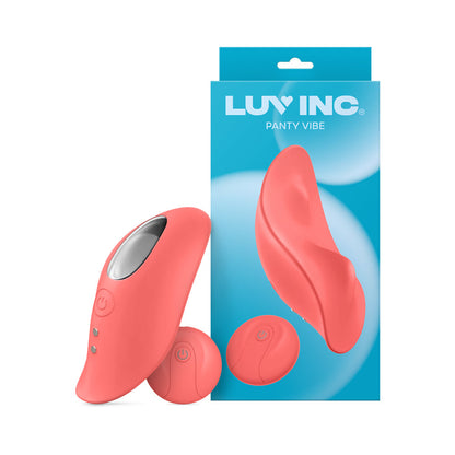LUV INC. - PV72 PANTY VIBE RECHARGEABLE REMOTE CONTROLLED SILICONE WEARABLE VIBRATOR
