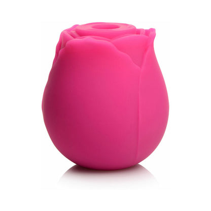 CURVE NOVELTIES - CURVE TOYS GOSSIP CUM INTO BLOOM RECHARGEABLE SILICONE CLITORAL STIMULATOR ROSE CRUSH MAGENTA