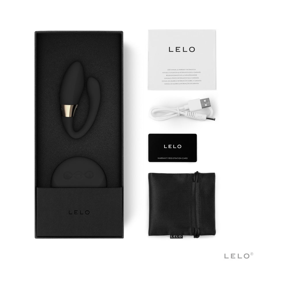 LELO - TIANI DUO RECHARGEABLE DUAL STIMULATION COUPLE'S VIBRATOR WITH REMOTE BLACK