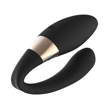 LELO - TIANI DUO RECHARGEABLE DUAL STIMULATION COUPLE'S VIBRATOR WITH REMOTE BLACK