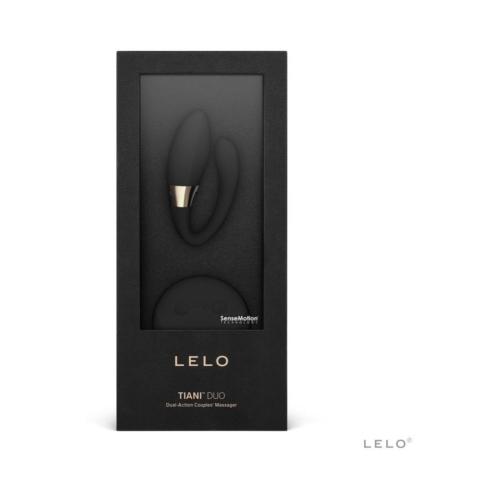 LELO - TIANI DUO RECHARGEABLE DUAL STIMULATION COUPLE'S VIBRATOR WITH REMOTE BLACK