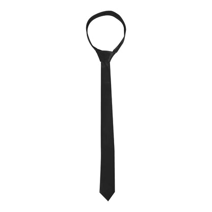 SHOTS - AI! FITA DE BONDAGE EM CETIM PRETO E BRANCO PRETA