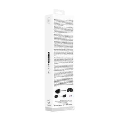 SHOTS - OUCH! BLACK & WHITE INTRODUCTORY BONDAGE KIT #2 BLACK