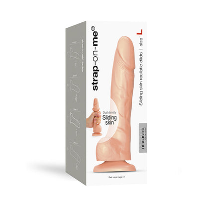 LOVELY PLANET - STRAP ON ME REALISTIC COLLECTION SLIDING SKIN DUAL DENSITY SILICONE DILDO