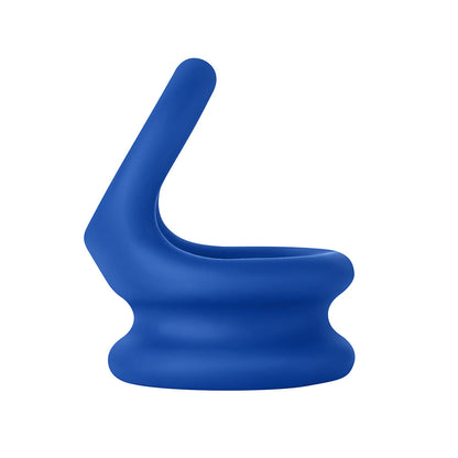 FORTO - F-20 LIQUID SILICONE COCKRING & BALL STRETCHER SMALL BLUE