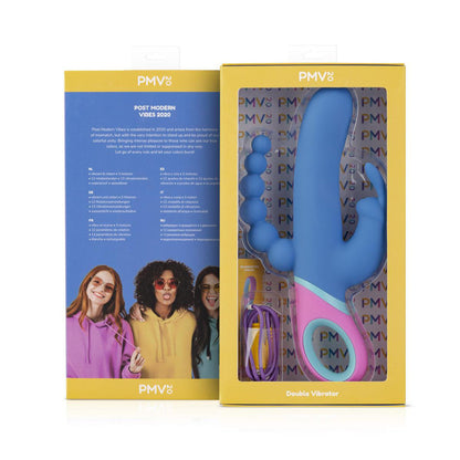 EDC WHOLESALE - PMV20 VICE DOUBLE VIBRATOR SILICONE BLUE