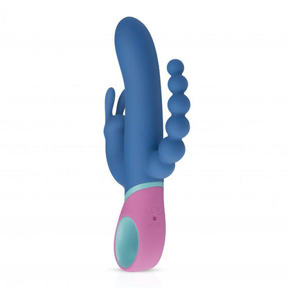 EDC WHOLESALE - PMV20 VICE DOUBLE VIBRATOR SILICONE BLUE