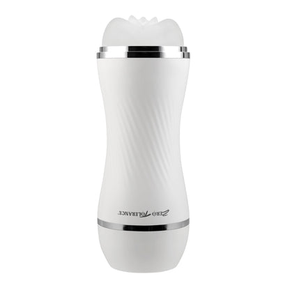 ZERO TOLERANCE - DOUBLE DIP DUAL-ENDED REALISTIC STROKER WITH MOVIE DOWNLOAD WHITE