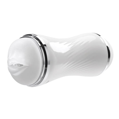 ZERO TOLERANCE - DOUBLE DIP DUAL-ENDED REALISTIC STROKER WITH MOVIE DOWNLOAD WHITE