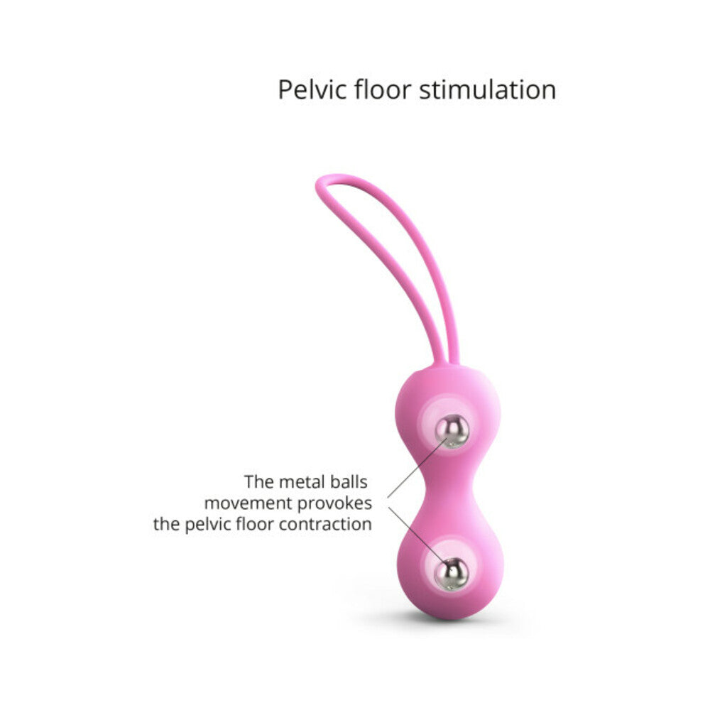 LOVELY PLANET - LOVE TO LOVE BOLAS DE KÉGEL EM SILICONE PINK PASSION