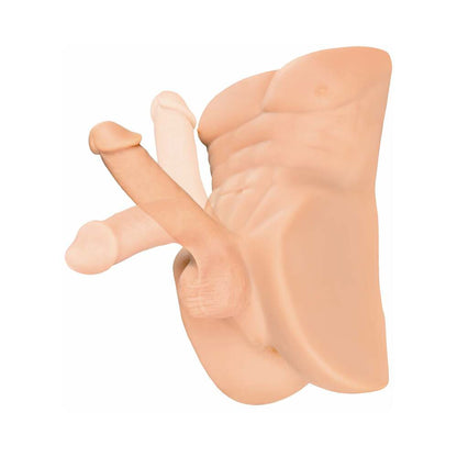 PDX BRANDS - PDX PERFECT RIDE ANAL MASTURBATOR WITH 6 IN. POSABLE DILDO
