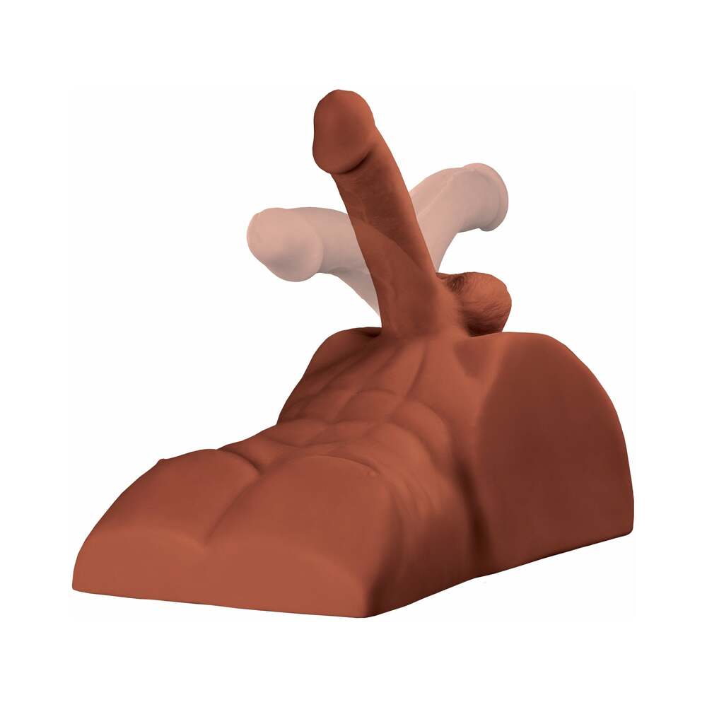 PDX BRANDS - PDX PERFECT RIDE ANAL MASTURBATOR WITH 6 IN. POSABLE DILDO
